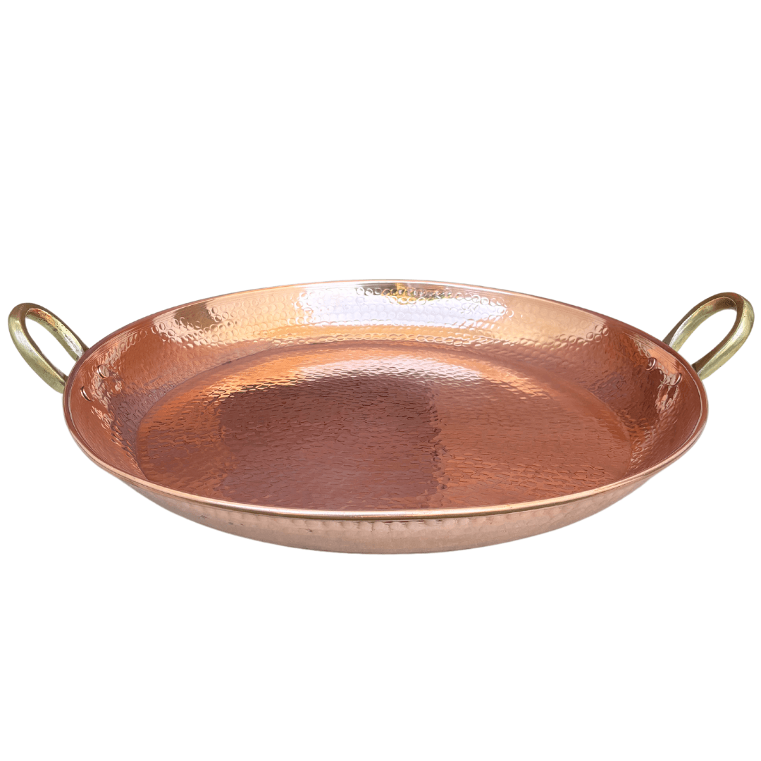 Paella de cobre